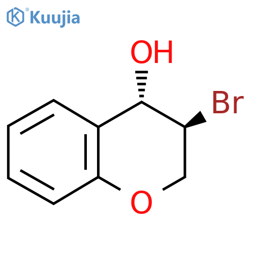 (3S,4S)-3-Bromochroman-4-ol structure