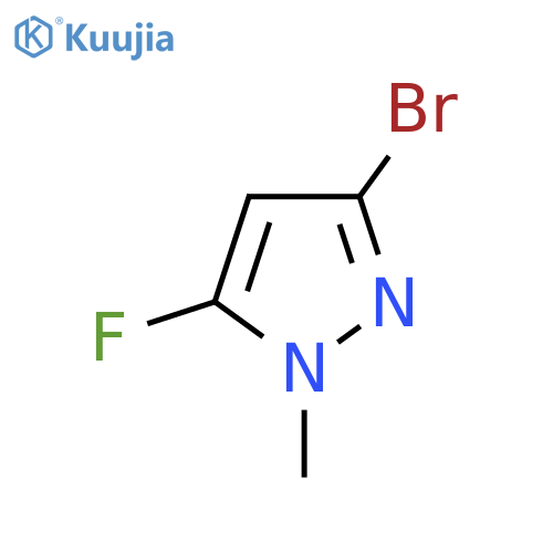 3-Bromo-5-fluoro-1-methyl-1H-pyrazole structure