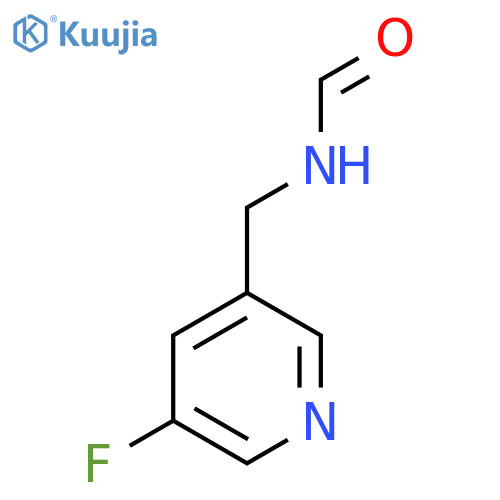N-(5-Fluoropyridin-3-yl)methylformamide structure