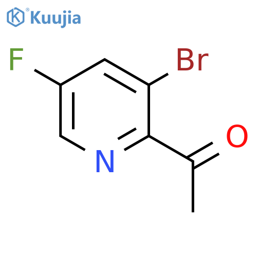 1-(3-Bromo-5-fluoropyridin-2-yl)ethanone structure