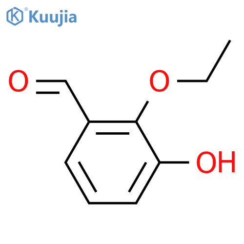 2-Ethoxy-3-hydroxybenzaldehyde structure