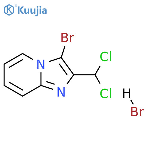 3-BroMo-2-dichloroMethyl-iMidazo[1,2-a]pyridine hydrobroMide structure