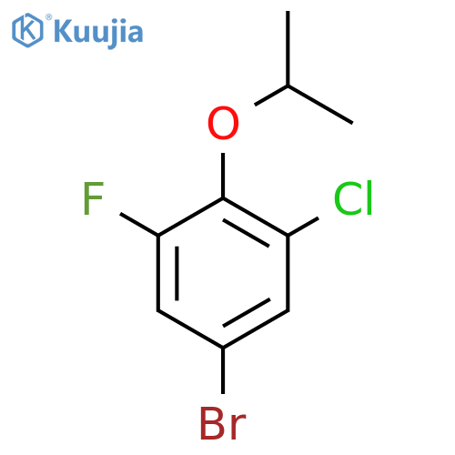 5-Bromo-1-chloro-3-fluoro-2-isopropoxybenzene structure