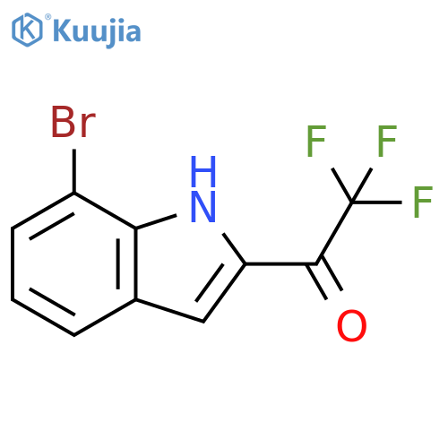 1-(7-Bromo-1H-indol-2-yl)-2,2,2-trifluoroethanone structure