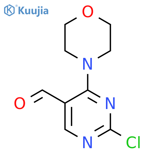 2-Chloro-4-morpholinopyrimidine-5-carbaldehyde structure