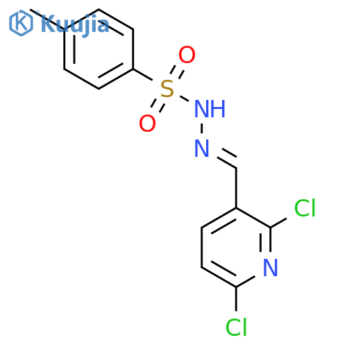 N'-((2,6-Dichloropyridin-3-yl)methylene)-4-methylbenzenesulfonohydrazide structure