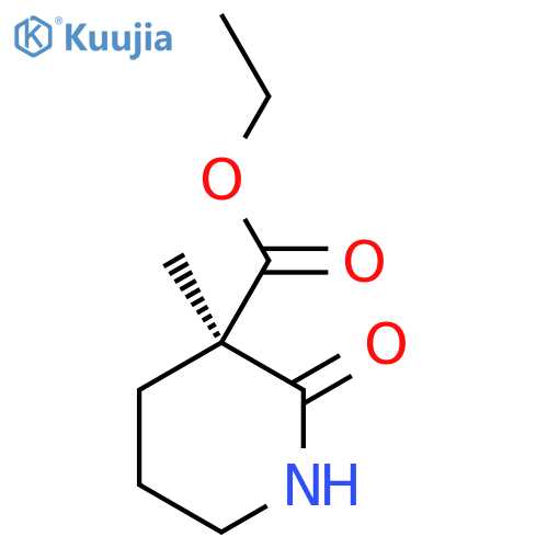 (R)-Ethyl 3-methyl-2-oxopiperidine-3-carboxylate structure