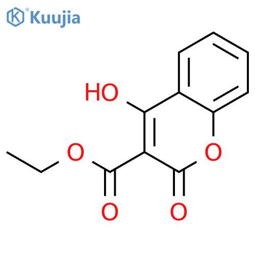 Ethyl 4-hydroxy-2-oxo-2H-chromene-3-carboxylate structure