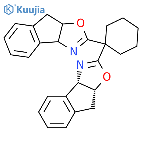 (3aS,3a'S,8aR,8a'R)-2,2'-Cyclohexylidenebis[8,8a-dihydro
-3aH-indeno[1,2-d]oxazole],99%e.e. structure