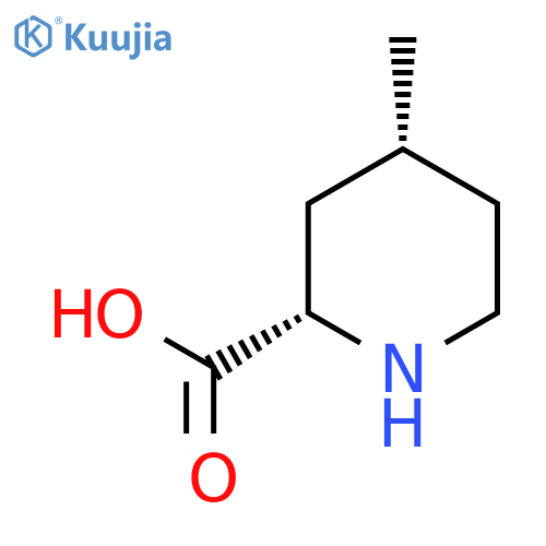 (2S,4R)-4-methylpiperidine-2-carboxylic acid structure