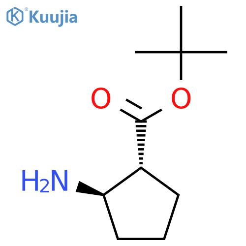 tert-butyl (1R,2R)-2-aminocyclopentane-1-carboxylate structure