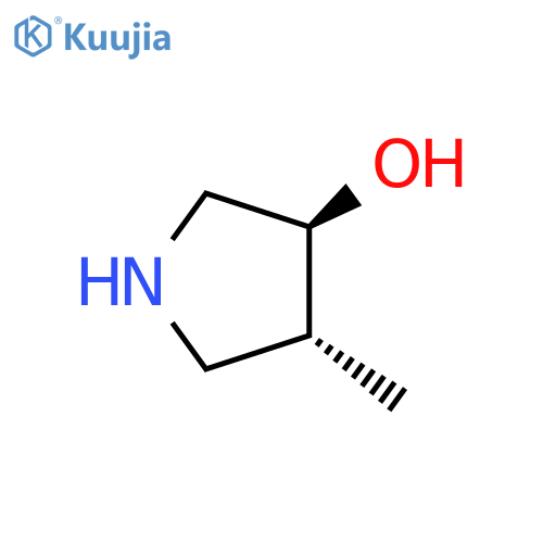 3-Pyrrolidinol, 4-methyl-, (3S,4R)- structure