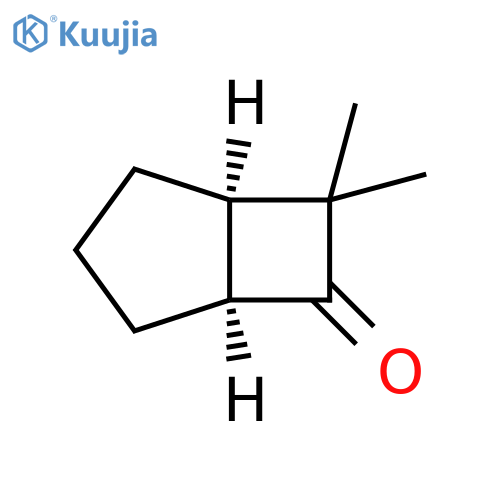 Bicyclo[3.2.0]heptan-6-one, 7,7-dimethyl-, (1R,5S)- structure