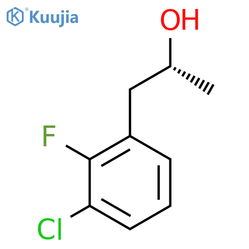 (2r)-1-(3-Chloro-2-fluorophenyl)propan-2-ol structure