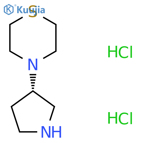 (S)-4-(Pyrrolidin-3-yl)thiomorpholine 2HCl structure