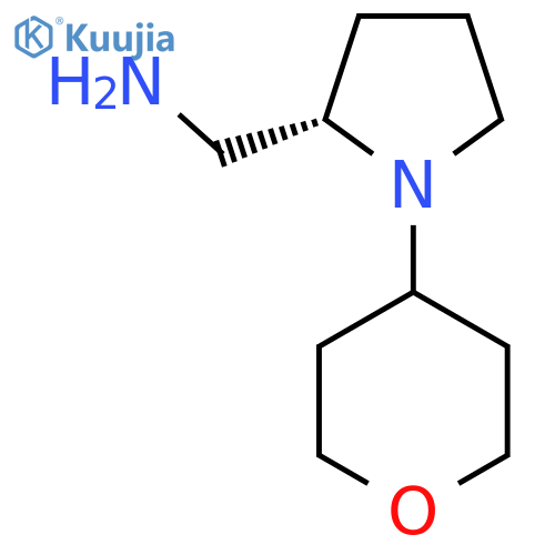 [(2S)-1-(oxan-4-yl)pyrrolidin-2-yl]methanamine structure