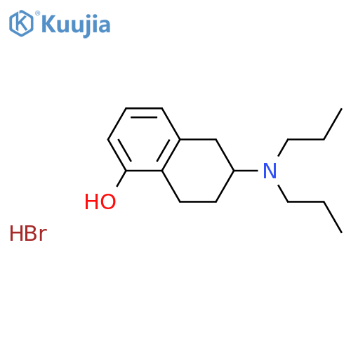 (6r)-6-(dipropylamino)-5,6,7,8-tetrahydro-1-naphthalenol Hydrobro Mide (1:1) structure