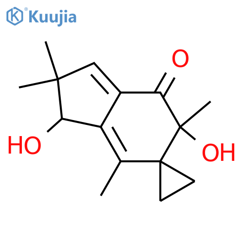 1,7-Dihydroxy-2,9-illudadien-8-one; (1β,7α)-form structure