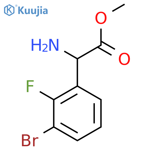 METHYL2-AMINO-2-(3-BROMO-2-FLUOROPHENYL)ACETATE structure