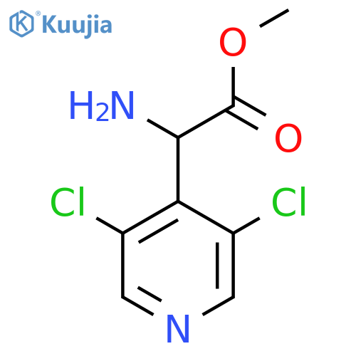 Methyl 2-amino-2-(3,5-dichloropyridin-4-yl)acetate structure
