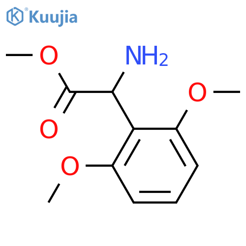 Methyl 2-amino-2-(2,6-dimethoxyphenyl)acetate structure