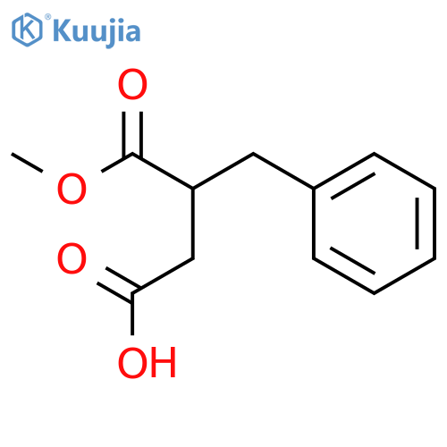 (S)-3-Benzyl-4-methoxy-4-oxobutanoic acid structure