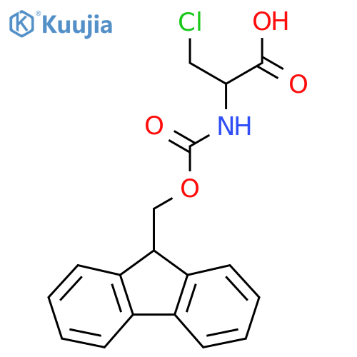 N-Fmoc-3-chloro-D-alanine structure