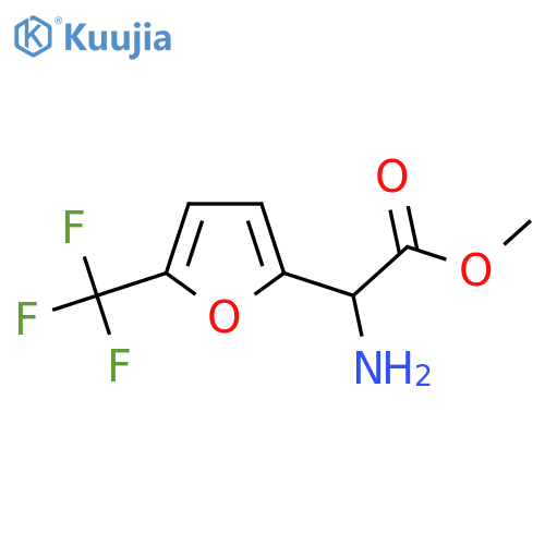 Methyl 2-amino-2-[5-(trifluoromethyl)furan-2-yl]acetate structure