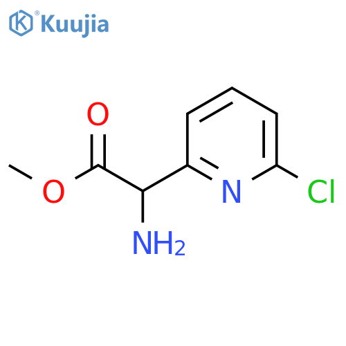 Methyl 2-amino-2-(6-chloropyridin-2-yl)acetate structure