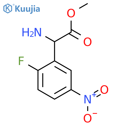 Methyl 2-amino-2-(2-fluoro-5-nitrophenyl)acetate structure