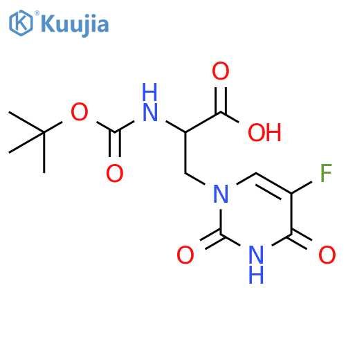 N-tert-Butyloxycarbonyl (S)-(-)-5-Fluorowillardiine structure