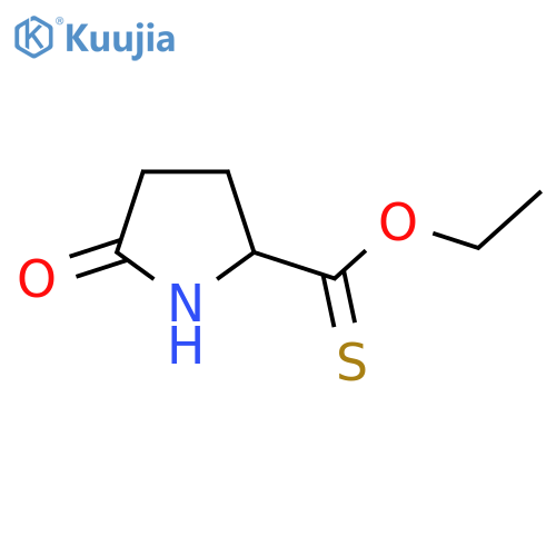 5-Oxo-2-pyrrolidinecarbothioic Acid Ethyl Ester structure