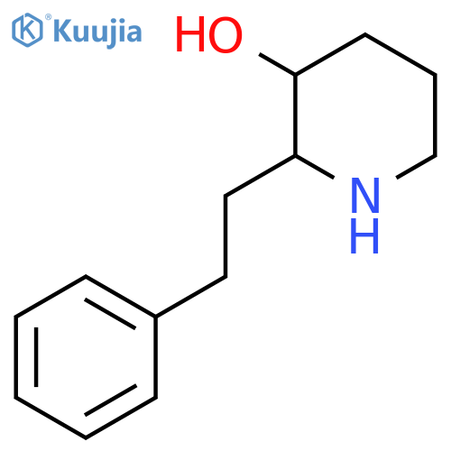 2-(2-Phenylethyl)piperidin-3-ol structure