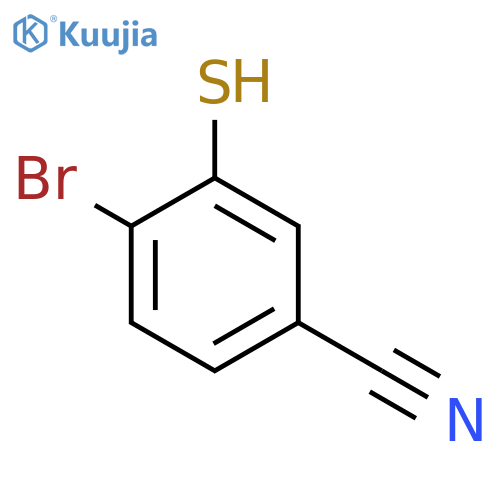 4-Bromo-3-sulfanylbenzonitrile structure