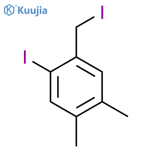 1-Iodo-2-(iodomethyl)-4,5-dimethylbenzene structure