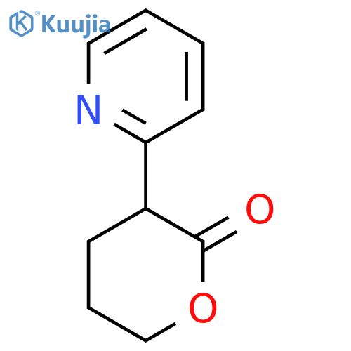 3-(Pyridin-2-yl)tetrahydro-2H-pyran-2-one structure