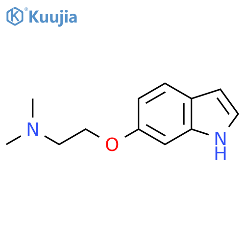 [2-(1H-Indol-6-yloxy)ethyl]dimethylamine structure