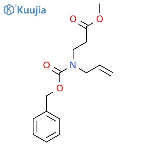 Methyl 3-{[(benzyloxy)carbonyl](prop-2-en-1-yl)amino}propanoate structure