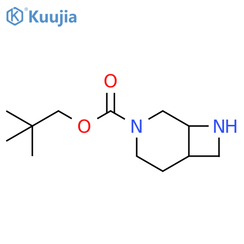 3,8-Diazabicyclo[4.2.0]octane-3-carboxylic acid, 2,2-dimethylpropyl ester structure