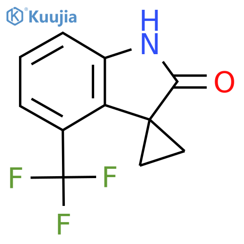 4'-(Trifluoromethyl)spiro[cyclopropane-1,3'-indolin]-2'-one structure