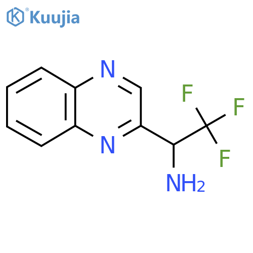 2,2,2-Trifluoro-1-(quinoxalin-2-yl)ethan-1-amine structure