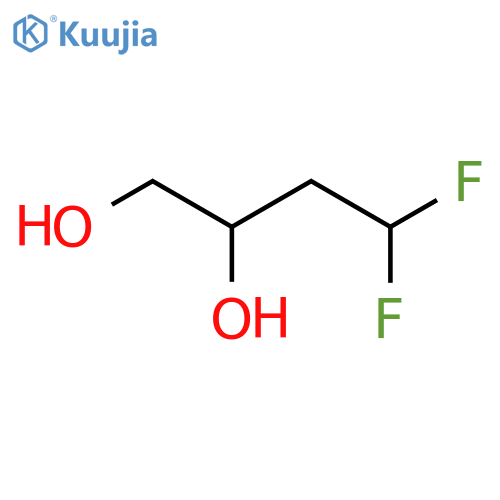 4,4-Difluorobutane-1,2-diol structure