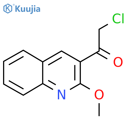 2-Chloro-1-(2-methoxyquinolin-3-yl)ethan-1-one structure