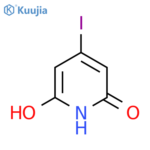 6-Hydroxy-4-iodopyridin-2(1H)-one structure
