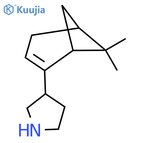 3-{6,6-Dimethylbicyclo[3.1.1]hept-2-en-2-yl}pyrrolidine structure
