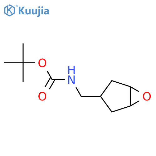 Tert-butyl N-(6-oxabicyclo[3.1.0]hexan-3-ylmethyl)carbamate structure