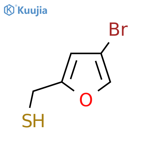 (4-Bromofuran-2-yl)methanethiol structure