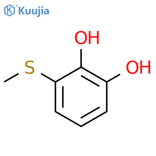 1,4-Benzenediol, 2-(methylthio)- structure