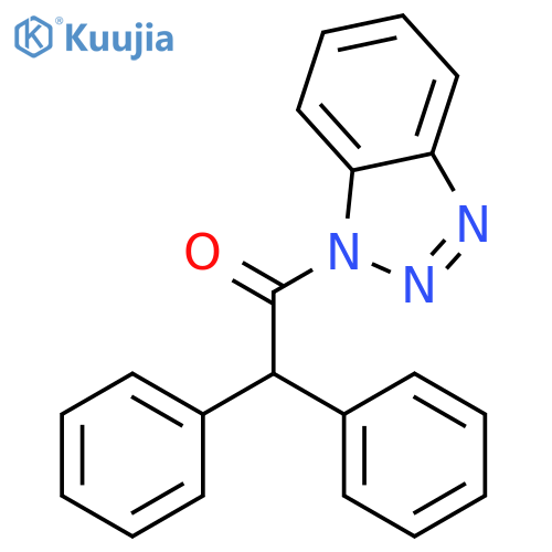 1H-Benzotriazole, 1-(diphenylacetyl)- structure