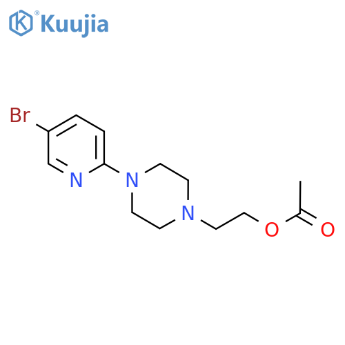 2-4-(5-Bromopyridin-2-yl)piperazin-1-ylethyl Acetate structure